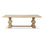 Wesley Solid Wood Double Pedestal Dining Table