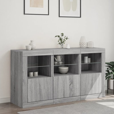 Azarriah 123 cm W Glass Sideboard