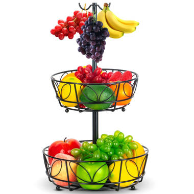 Metal/Wire Fruit Basket Kitchen Wildon Home