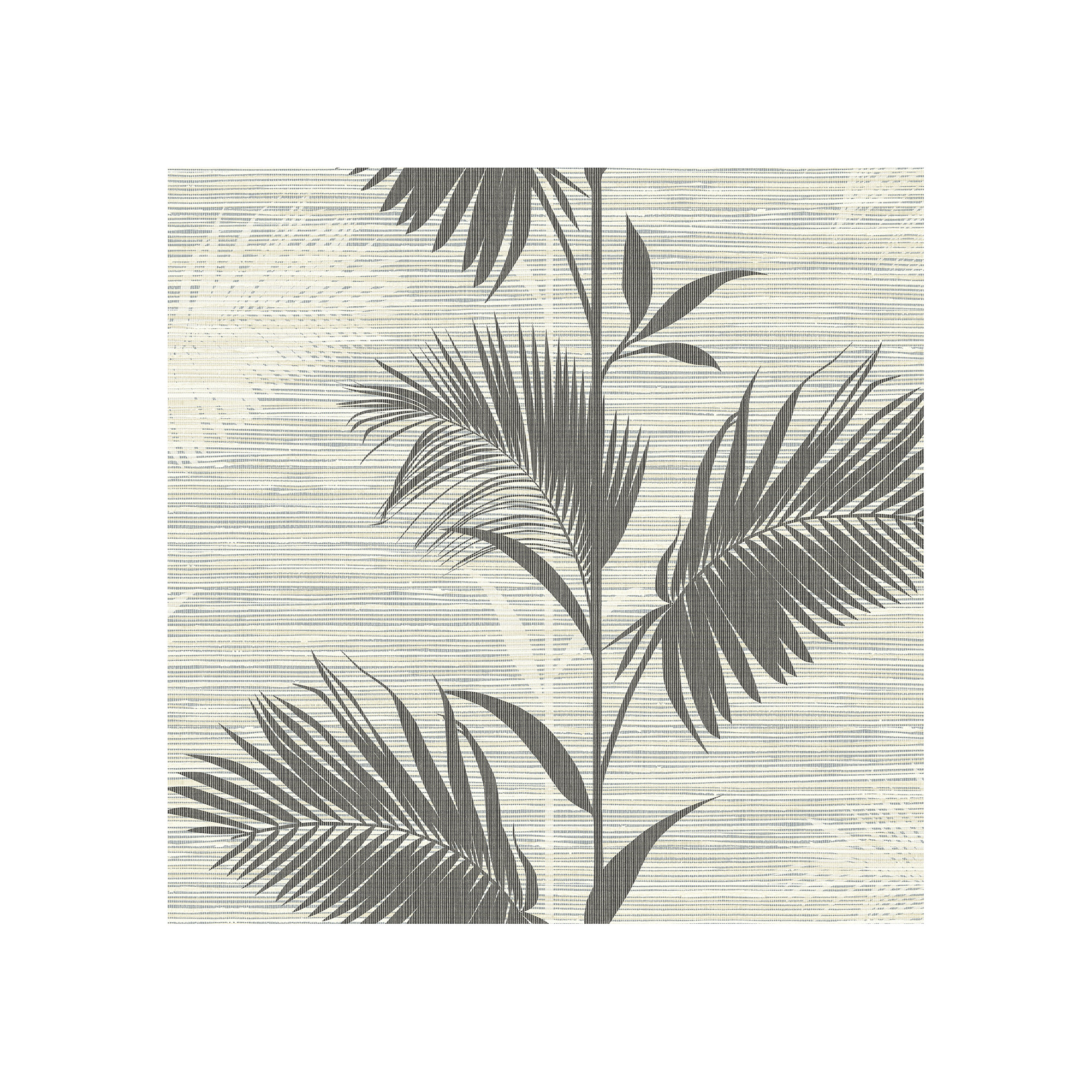 Paonia Modern Floral Wallpaper, Black