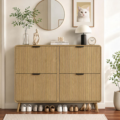 24 Pair Shoe Storage Cabinet