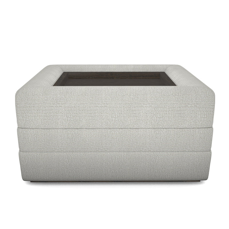 Boyden Ottoman with Wood Tray, Ozark Marina, Havana