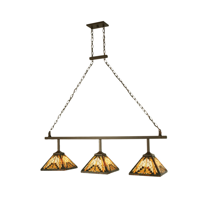 3 - Light Cafe Noir Kitchen Island Pendant