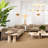Table Lamp Benson Travertine Excl Shade