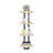 Monya 4-Tier Ladder Bracket Floating Wall Shelves-157606747