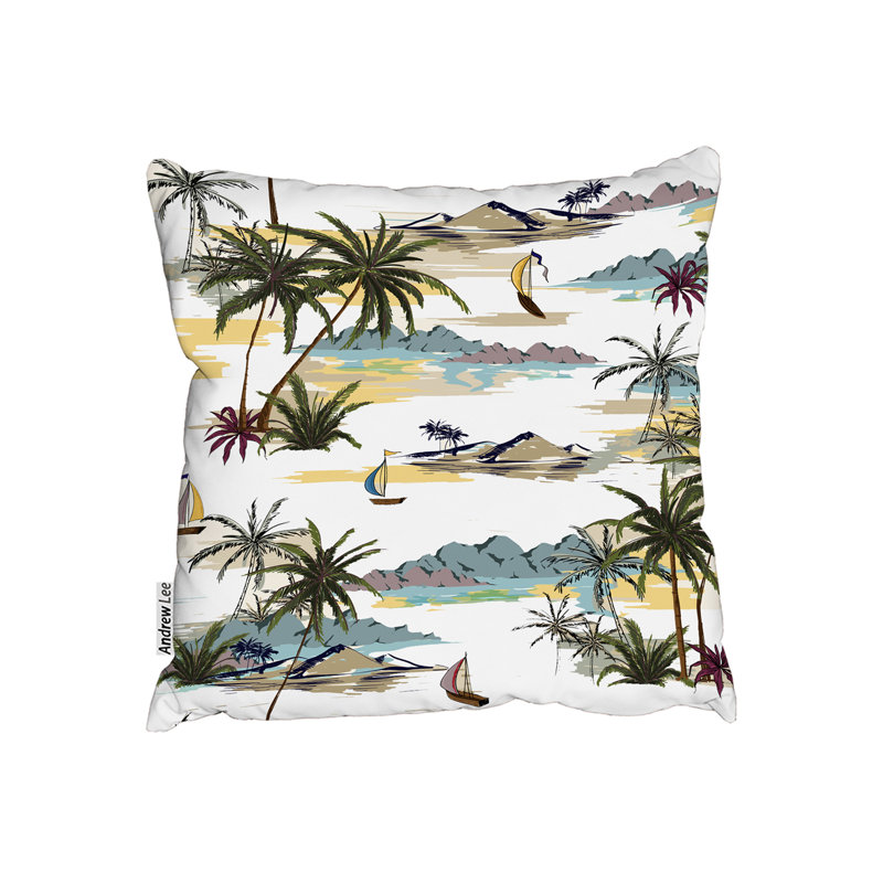 Palm Trees Cushion Cover, 45cm x 45cm