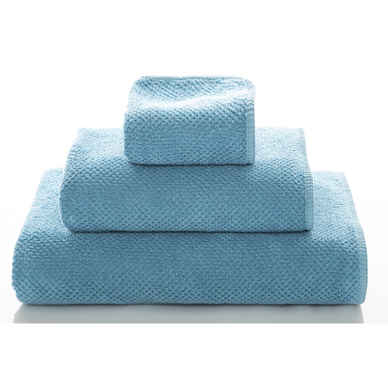 Bee Waffle Fingertip Towel, Petrol