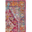 Tapis bleu clair / fuchsia Myia-20658198