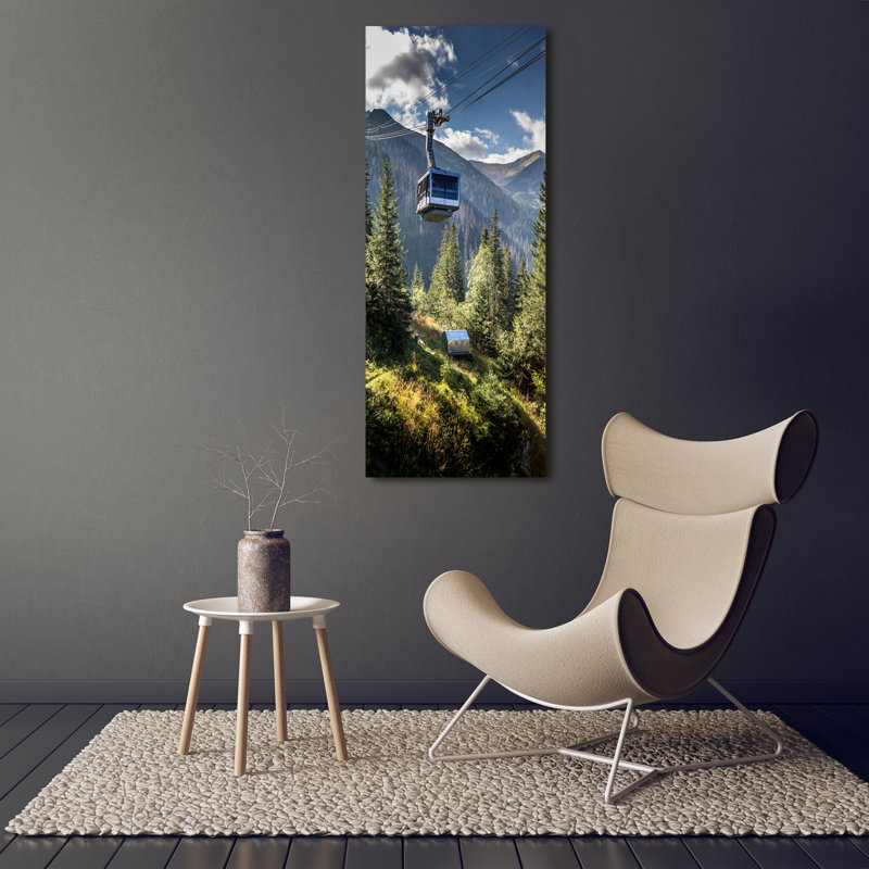 Roller Coaster - Wrapped Canvas Print