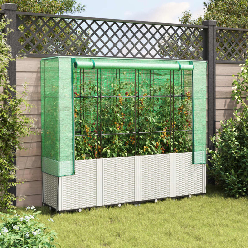 Bauer Raised Garden Bed, White