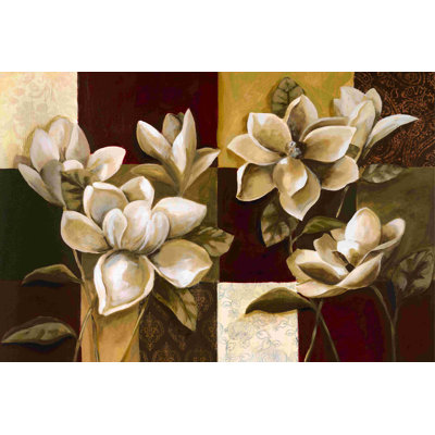 Fleurs d'épices - peinture sur toile tendue