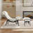 Brevick Upholstered Accent Chair with Ottoman-110562063