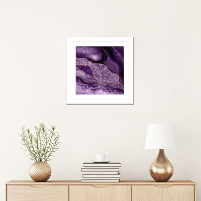 Agate Glitter Ocean Texture III