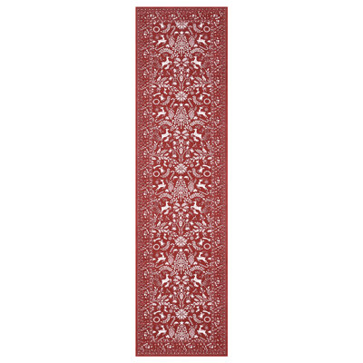 Tapis de Noël, tapis d'intérieur antidérapant, lavable à la machine, à poils courts, pliable, décoratif, pour chambre, salon, cuisine ou bureau.