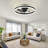 15.75" Low Profile Modern Style LED Ceiling Fan Light, APP+Remote Control, 6-Speed Fan, All Seasons-109247533-93722322-93722319