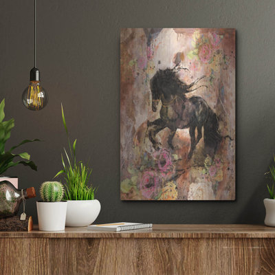Art mural en métal Union Rustic «Gallup» par Marta Wiley, 16 po x 24 po