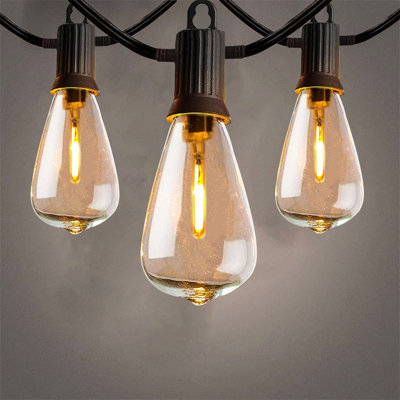 Andrew-James 15M 27 - Bulb Standard String Light (End to End Connectable)
