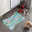 Élégant décor de phare - 1 tapis d'alimentation en forme d'os