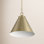 Dimmable Tapered Single Light Pendant