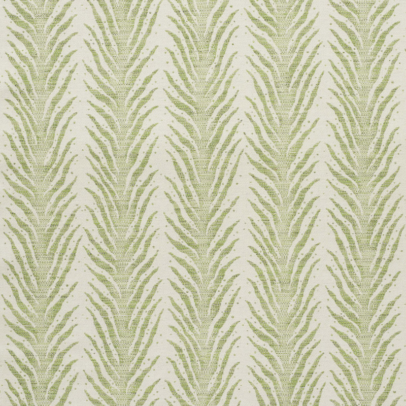 Schumacher x Celerie Kemble Creeping Fern Fabric, Moss