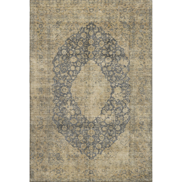 Premium Machine Washable Honig AMF1657 Global Rug