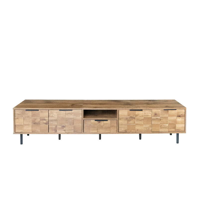 Meuble télé en bois avec rangement