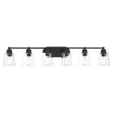 Knuth 6 - Light Bathroom Steel Dimmable Vanity Light