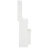 Small - Sized White American Style Vanity Table With Left Drawer, Right Sliding Mirror, Multi Layer Storage And Cushioned Stool For Spaces 50.4" High Extra Large In Bedrooms