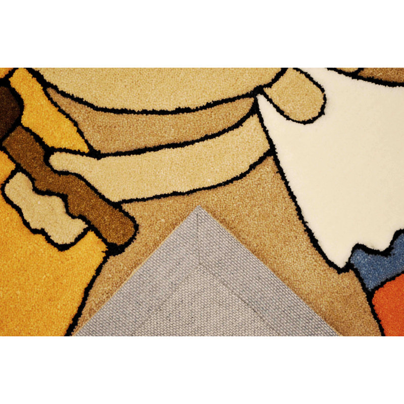 Solid Colour Hand Woven Area Rug, Rectangle 140 x 200cm