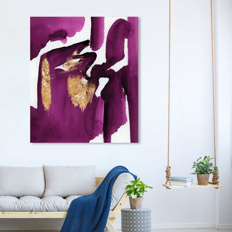 " Magenta Life ", 45" H x 36" W x 1.5" D