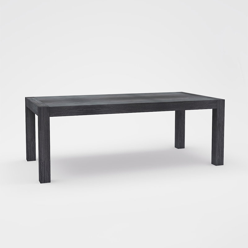 Table de salle à manger L 82,5 po Midtown, Gris foncé