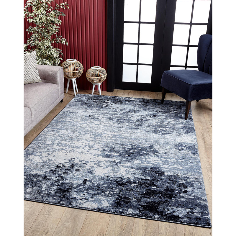 Abstract Indoor Rug, Rectangle 8' x 10'