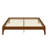 Solid Dry Bamboo Wood Platform Bed Frame, With Wood Slat Support-2050331902
