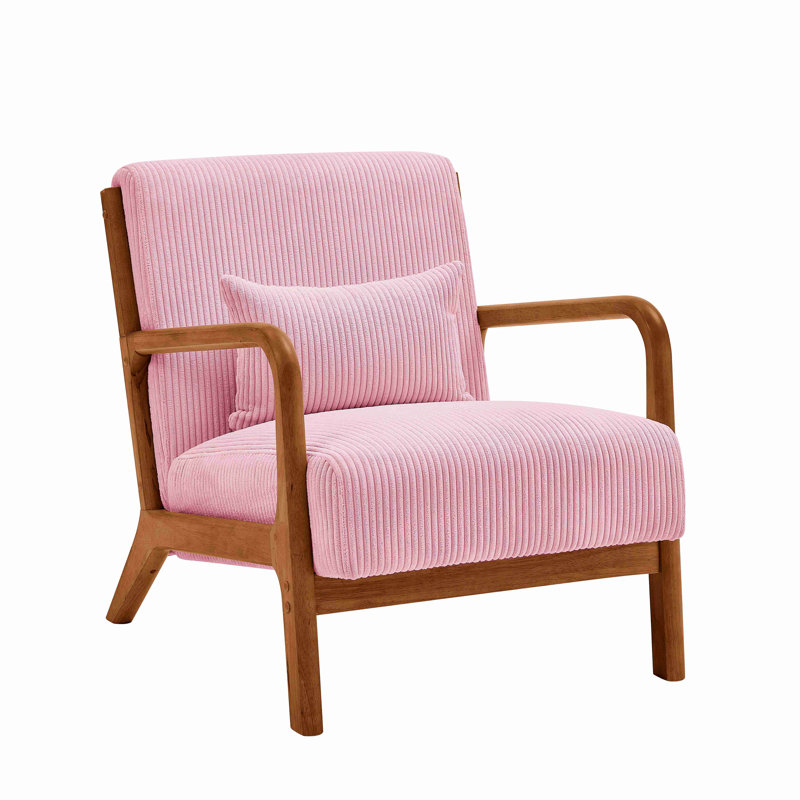 Chaise longue en bois, Rose