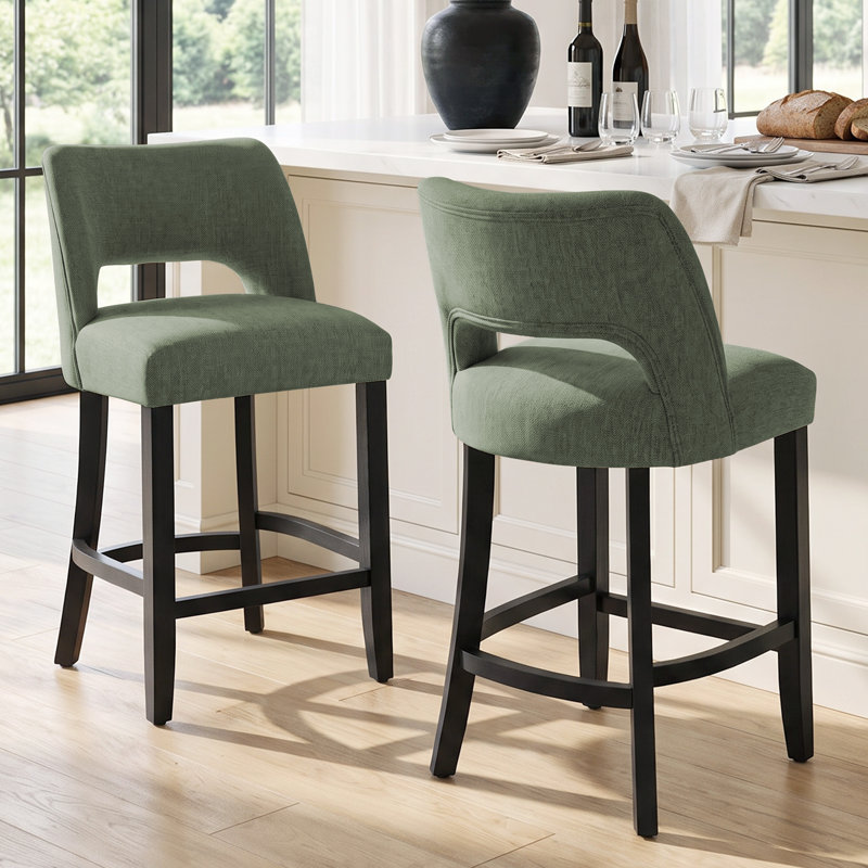 Tabouret de bar Bisto, Vert