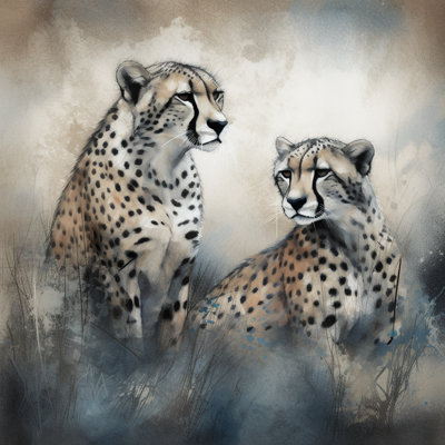 Literie Cheetah Wildlife Mazzie Mazzie