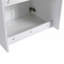 Meuble-lavabo 24 po avec lavabo en résine, 2 portes à fermeture douce et 1 armoire murale, montage à flotteur