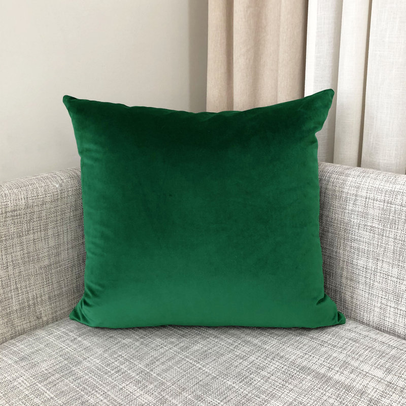 Tuscan Square Pillow Cover & Insert, Hunter