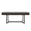 Bureau d'ordinateur moderne 70,87 ", bureau d'étude et de travail, pieds en Y en métal