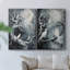 ANIMALS Series XXI - Toile tendue avec châssis de qualité supérieure - Prêt à être accroché-108955731