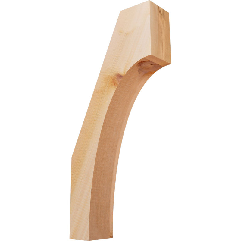 Westlake Knee Brace, Western Red Cedar, Smooth, 22" H x 3.5" W x 10" D