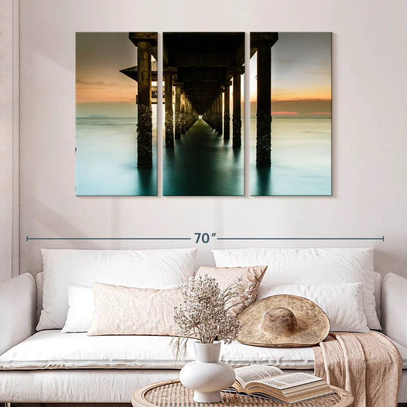 Quai de plage Aletra Thailande, H 32 po x l 50 po