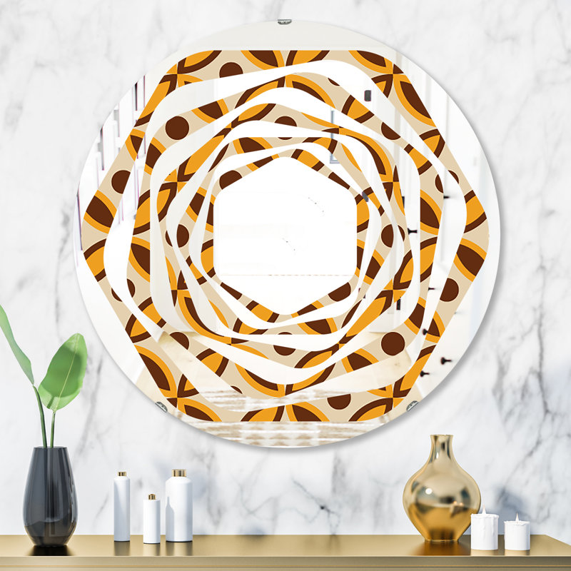 Miroir mural Whirl, H 31,5 po x l po