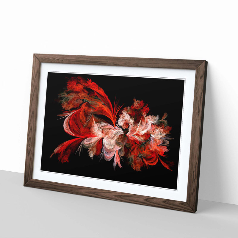Single Picture Frame Print, Walnut