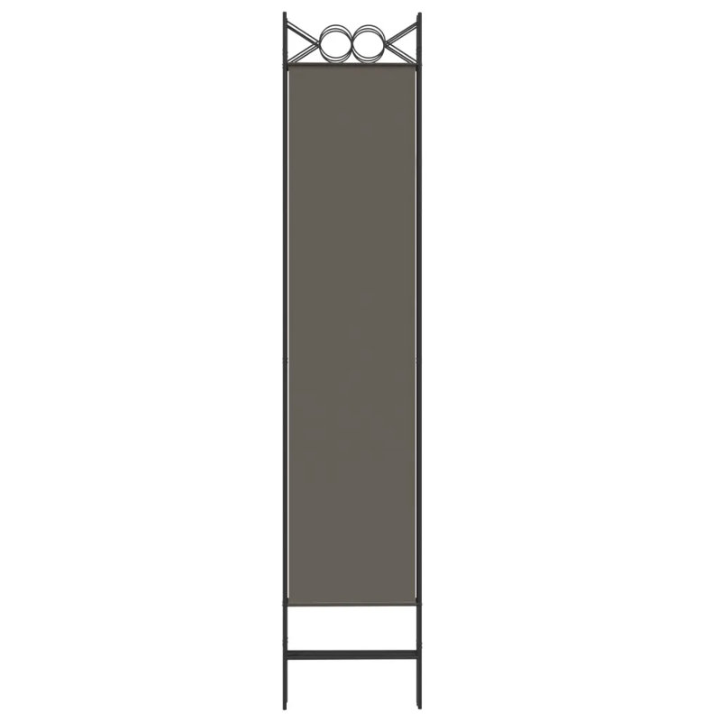 Casida Folding Room Divider, Anthracite, 4, 160 x 220 cm
