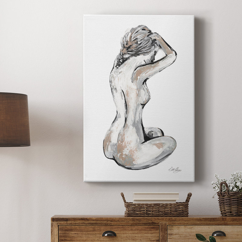 Solitaire nu - galerie Cavas sur mesure, H 27 po x l 18 po