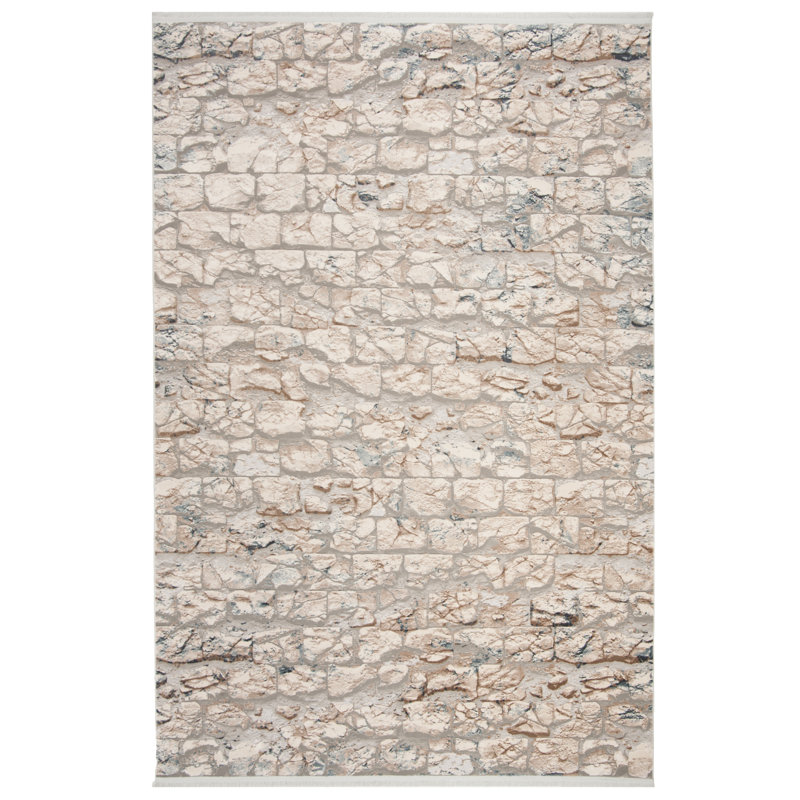 Tapis beige Cueva, Rectangle 4' x 6'