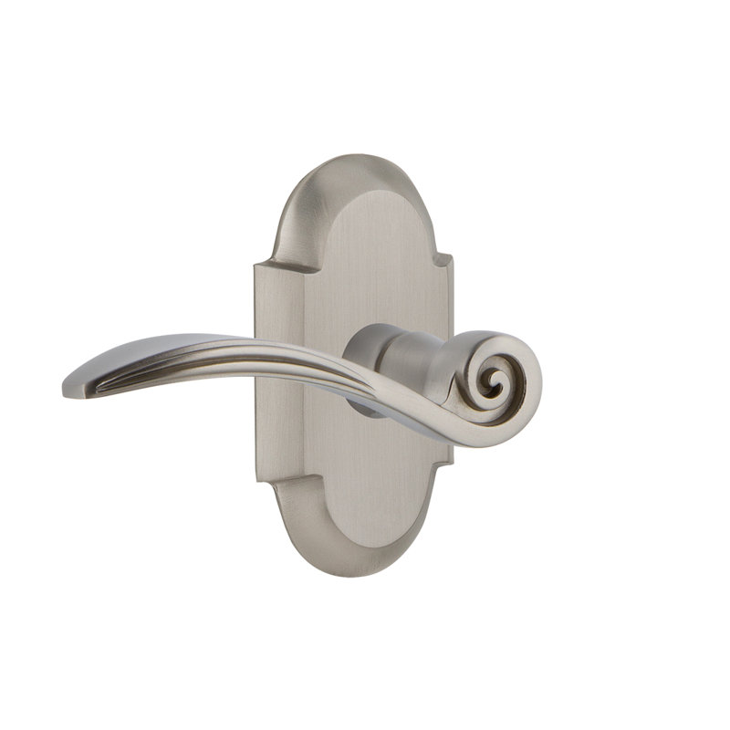 Figurine Cottage simple avec levier cygne Cottage, Droitier, Nickel satiné