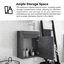 Meuble-lavabo mural 16 po avec plateau en résine intégré-1304428555