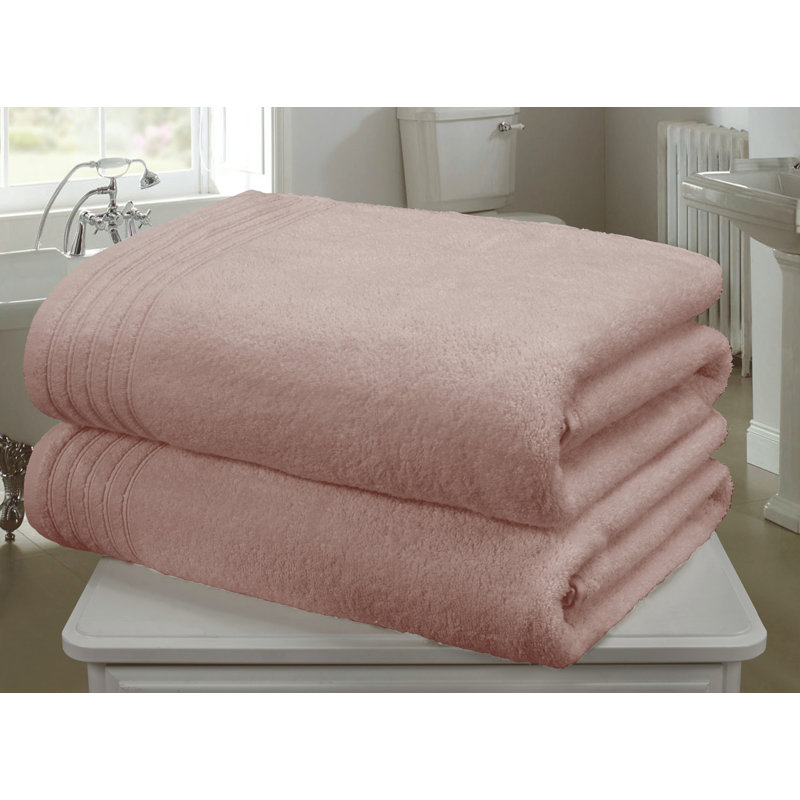 Midweight Bath Sheet, Dusky Pink